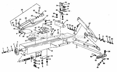 Part Location Diagram of 1060.00 Craftsman 3/8-16 X 3-1/2" Pan Head Screw