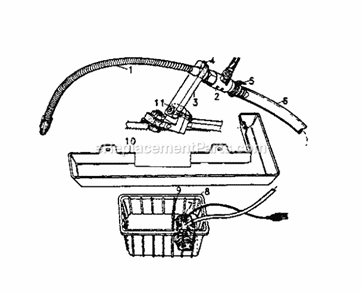 Part Location Diagram of 0632.00 Craftsman Nozzle Support