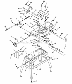 Part Location Diagram of 6634.00 Craftsman 1/4-20 X 1/2" Flat Head Screw