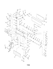Part Location Diagram of 0304100 Craftsman Handle Asy