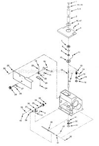 Spindle Assy Diagram and Parts List for 351215160  Craftsman Sander Polisher