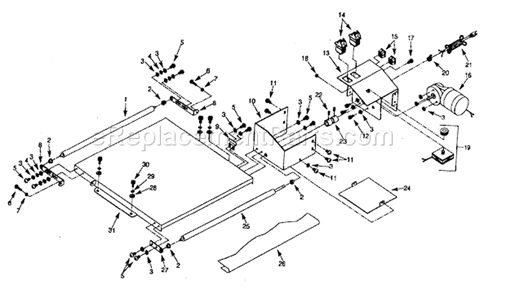 Part Location Diagram of 0168.00 Craftsman Strain Rel