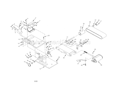 Part Location Diagram of 01044.00 Craftsman Table