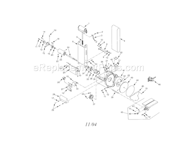 Part Location Diagram of STD863610 Craftsman Machine Screw