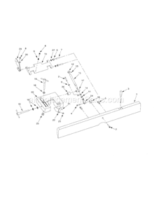 Fence Assembly Diagram and Parts List for 351217030  Craftsman Planer Jointer