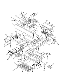 Jointer Diagram and Parts List for 351217280  Craftsman Planer Jointer