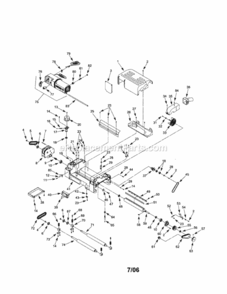 Page A Diagram and Parts List for 351217350  Craftsman Planer Jointer