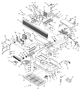 Page B Diagram and Parts List for 351217680  Craftsman Planer Jointer
