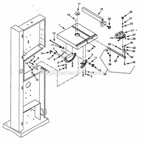 Part Location Diagram of 1093.00 Craftsman Guide