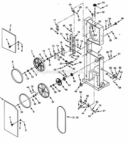 Part Location Diagram of 8599.00 Craftsman Rubber Tread