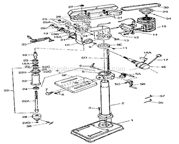 Part Location Diagram of 0312.00 Craftsman Tbl Set Bolt