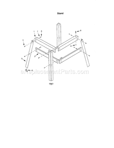 Part Location Diagram of 1266.00 Craftsman Leg