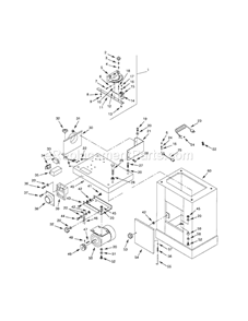 Cabinet Diagram and Parts List for 351226062  Craftsman Sander Polisher