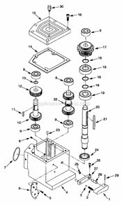 Part Location Diagram of 00520.00 Craftsman Bearing
