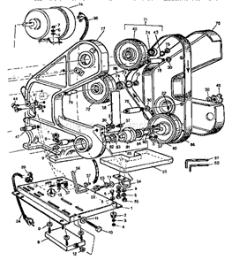 Replacement Parts Diagram and Parts List for 351226321  Craftsman Sander Polisher