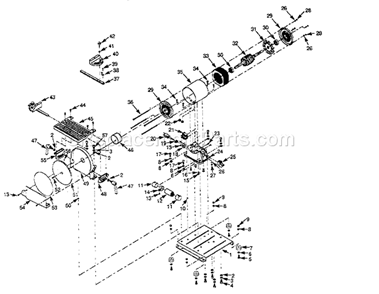 Part Location Diagram of 28480 Craftsman Abrasive Belt 2 X 42", Fine