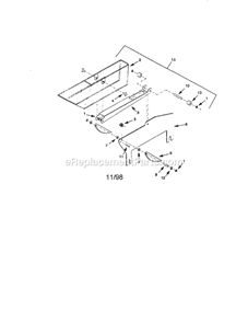 Blade Guard Diagram and Parts List for 351226541  Craftsman Table Saw