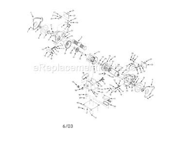 Part Location Diagram of 403000 Craftsman Tool Rest