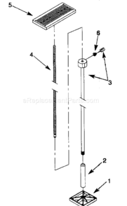 Page A Diagram and Parts List for 351241300  Craftsman Tool Stand & Cart