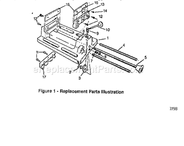 Part Location Diagram of 166450 Craftsman Slide Bar