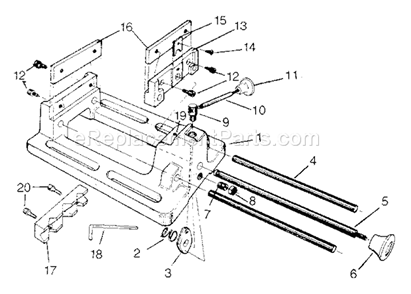 Part Location Diagram of 167000 Craftsman Handle