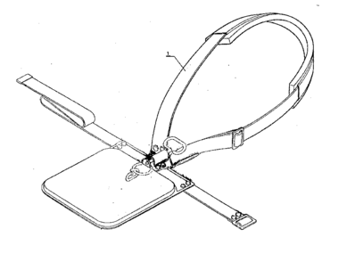 Shoulder Harness Diagram and Parts List for 271281610  Craftsman Trimmer