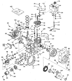 Part Location Diagram of 32877 Craftsman Crankshft ay