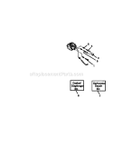 Page F Diagram and Parts List for 35494  Craftsman Chainsaw