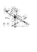 Part Location Diagram of 545139910 Husqvarna ASSEMBLY CHAIN BRAKE DOVER GRA
