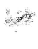 Chainsaw Diagram and Parts List for 358341250  Craftsman Chainsaw