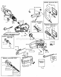 Replacement Parts Diagram and Parts List for 35834160  Craftsman Chainsaw