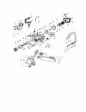 Chain / Bar / Handle / Flywheel Diagram and Parts List for 358348230  Craftsman Chainsaw