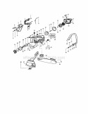 Bar / Chain / Handle Diagram and Parts List for 358348232  Craftsman Chainsaw