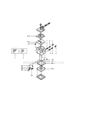 Page C Diagram and Parts List for 358350060  Craftsman Chainsaw