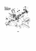 Page A Diagram and Parts List for 358350080  Craftsman Chainsaw