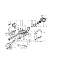 Chassis Diagram and Parts List for 358350200  Craftsman Chainsaw