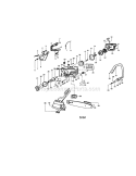 Chassis / Chain / Bar Diagram and Parts List for 358350201  Craftsman Chainsaw
