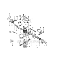 Crankshaft Diagram and Parts List for 358350380  Craftsman Chainsaw