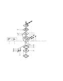 Carburetor Diagram and Parts List for 358350440  Craftsman Chainsaw