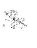 Cylinder Diagram and Parts List for 358350480  Craftsman Chainsaw