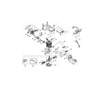 Cylinder / Crankcase / Crankshaft Diagram and Parts List for 358350560  Craftsman Chainsaw