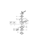 Carburetor Diagram and Parts List for 358350560  Craftsman Chainsaw
