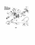 Chassis / Bar / Handle Diagram and Parts List for 358350561  Craftsman Chainsaw