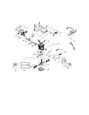 Shield / Cylinder / Crankshaft Diagram and Parts List for 358350561  Craftsman Chainsaw