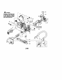 Chassis / Handle / Bar Diagram and Parts List for 358350562  Craftsman Chainsaw