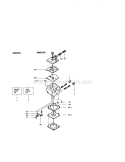 Carburetor Diagram and Parts List for 358350590  Craftsman Chainsaw