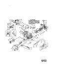 Chassis / Chain / Bar Diagram and Parts List for 358350800  Craftsman Chainsaw