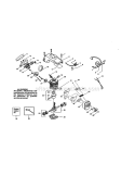 Crankshaft / Crankcase Diagram and Parts List for 358350800  Craftsman Chainsaw