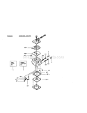 Carburetor Diagram and Parts List for 358350800  Craftsman Chainsaw