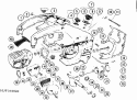 Main Frame Diagram and Parts List for 358350820  Craftsman Chainsaw